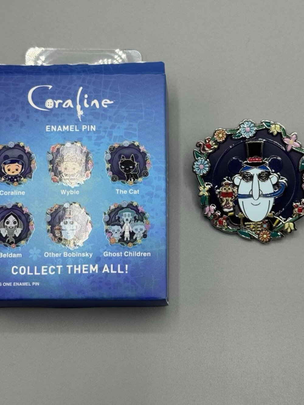 Coraline Floral Stained Glass Blind Box Pin New Open Box OTHER BOBINSKY